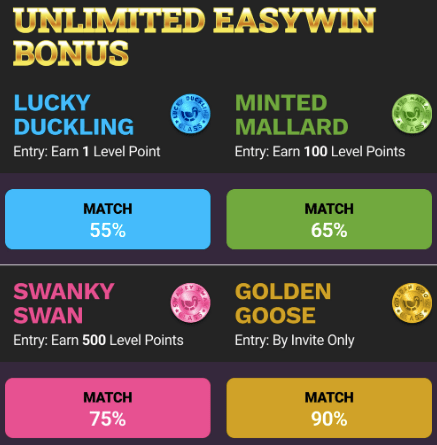 ducky luck easy win screenshot