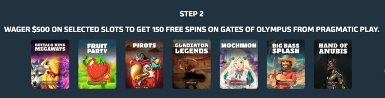 duelbits 500 free spins step 2